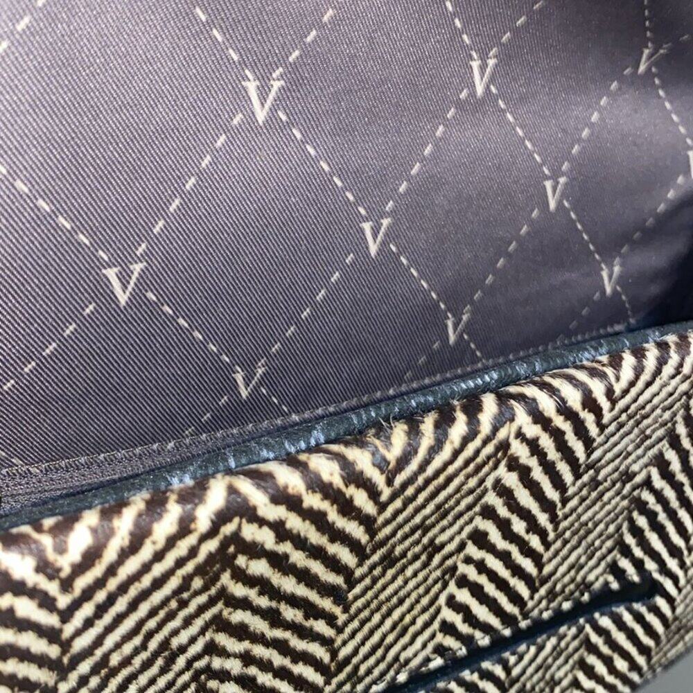 Vince Camuto Leather Handbag With Animal Hair. - Picture 12 of 14